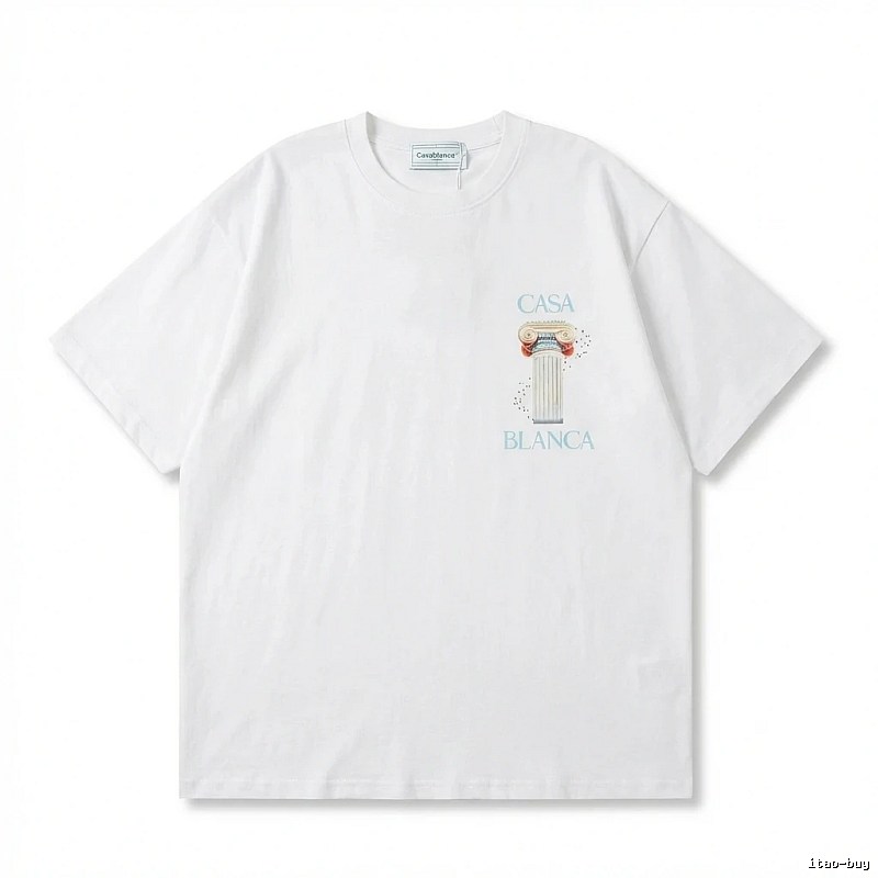 Casablanca Greek column style white T-shirt