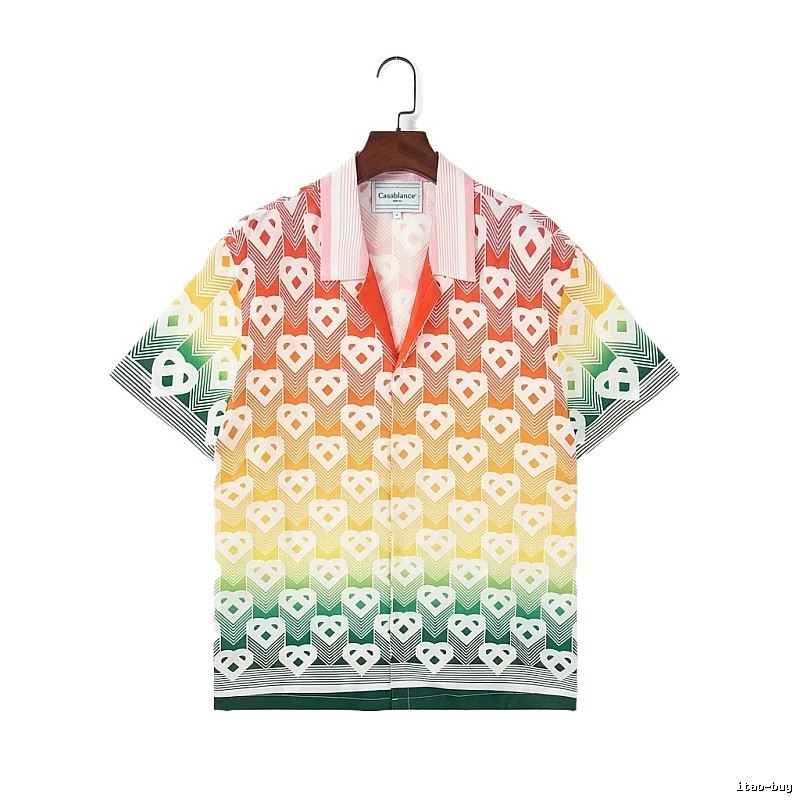 Casablanca Rainbow Gradient Style Shirt