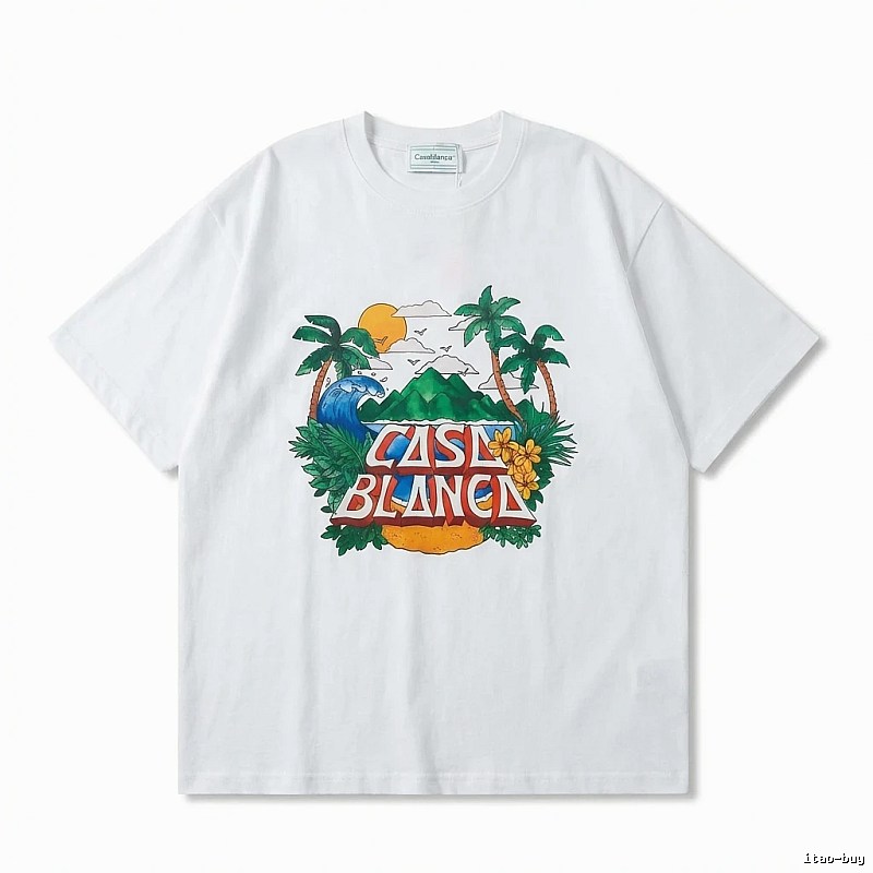 Casablanca Resort Style White T-shirt