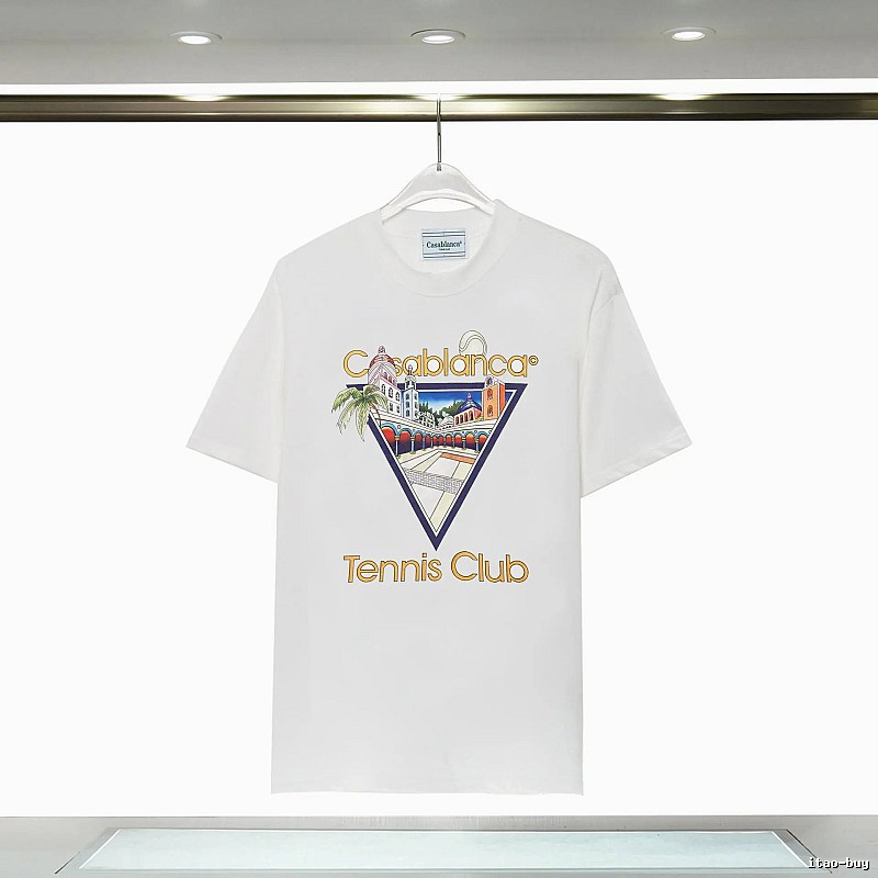 Casablanca retro style white T-shirt