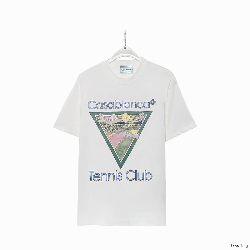 Casablanca Tennis Club Wind White T-shirt