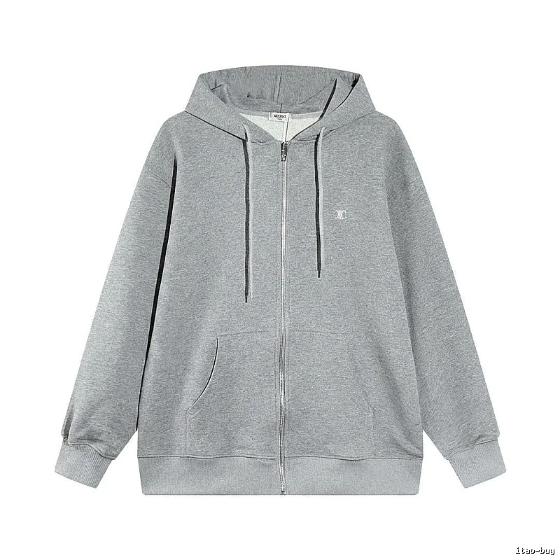 CELINE grey casual style hoodie