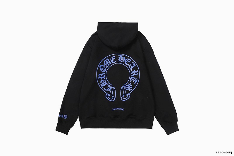 Chrome Hearts 2088-97 Black Cross Graphic Hoodie Downtown Style