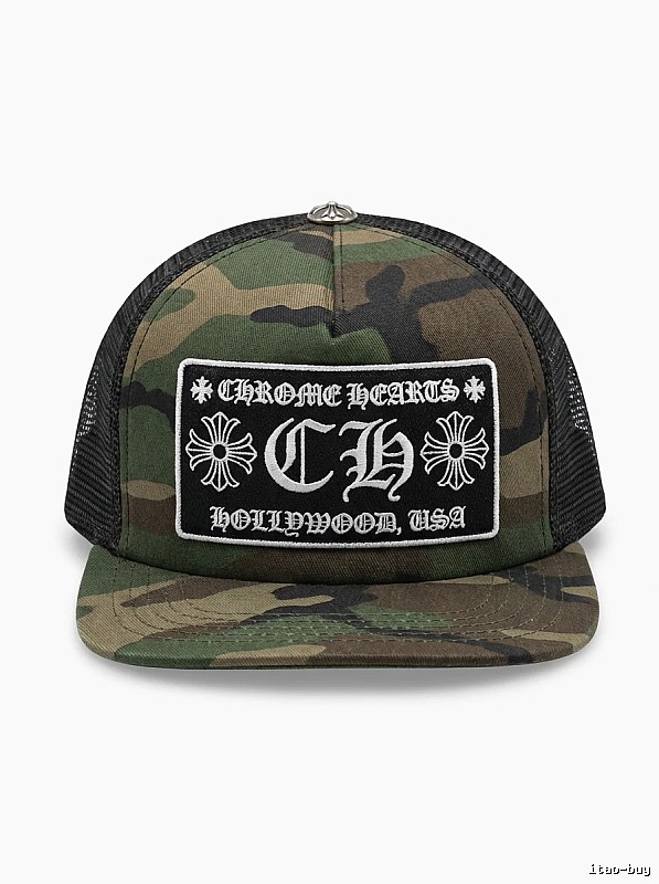 Chrome Hearts camouflage baseball cap