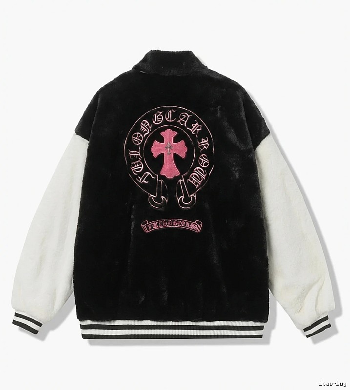 Chrome Hearts cross - color - blocking jacket