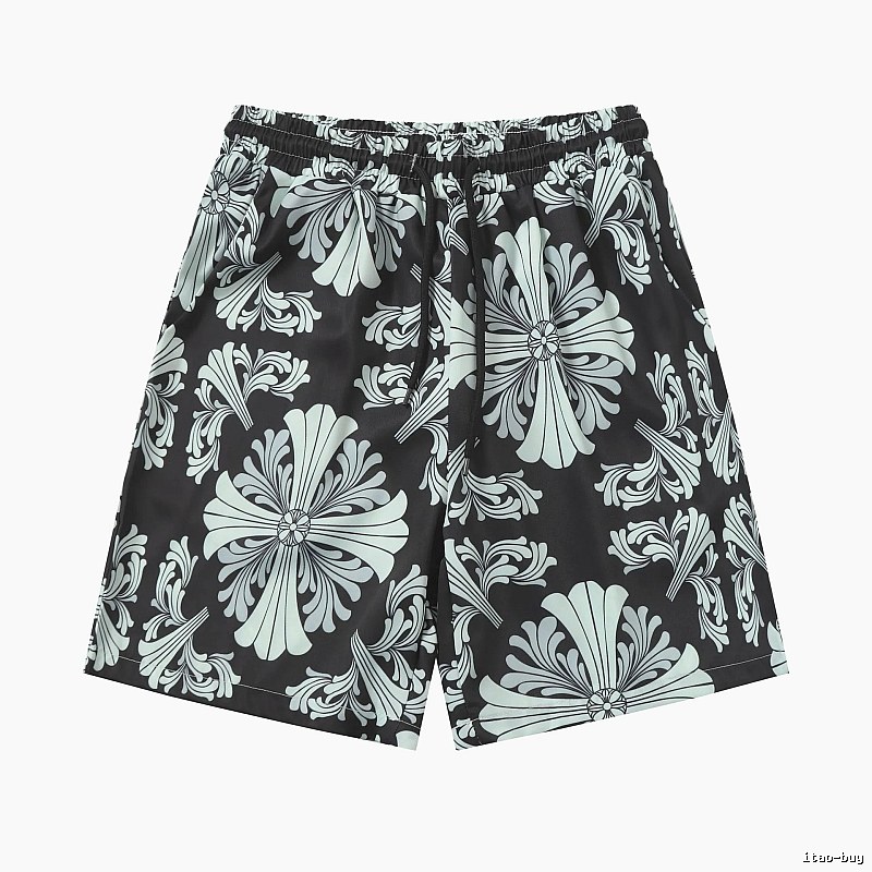 Chrome Hearts Cross Flower Trendy Brand Shorts