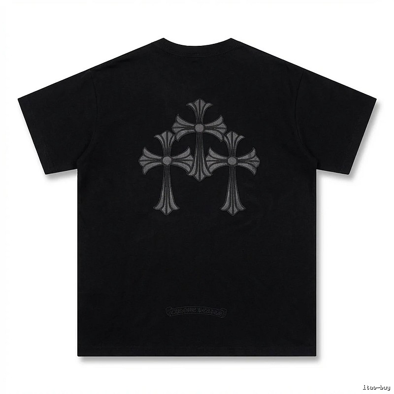 Chrome Hearts Cross Print Black T-shirt