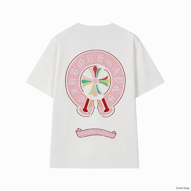 Chrome Hearts Cross Print Street Style Off-white T-Shirt
