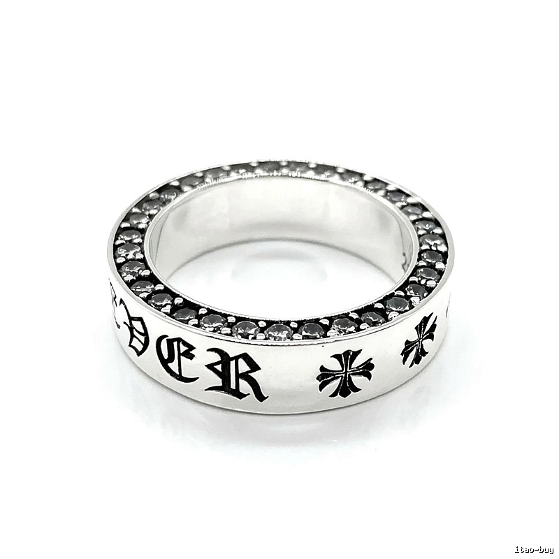 Chrome Hearts Silver Dark Style Ring