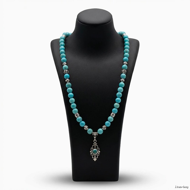Chrome Hearts Turquoise Vintage Necklace