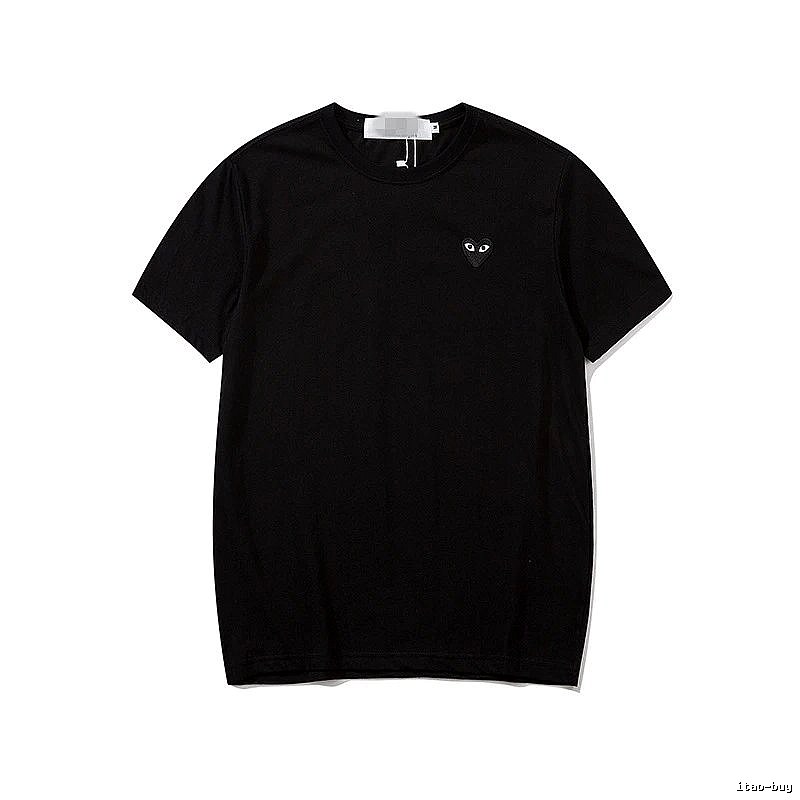 Comme des Garcons PLAY 2021-95 Black Style 2195 Heart Logo T-Shirt Everyday Rotation