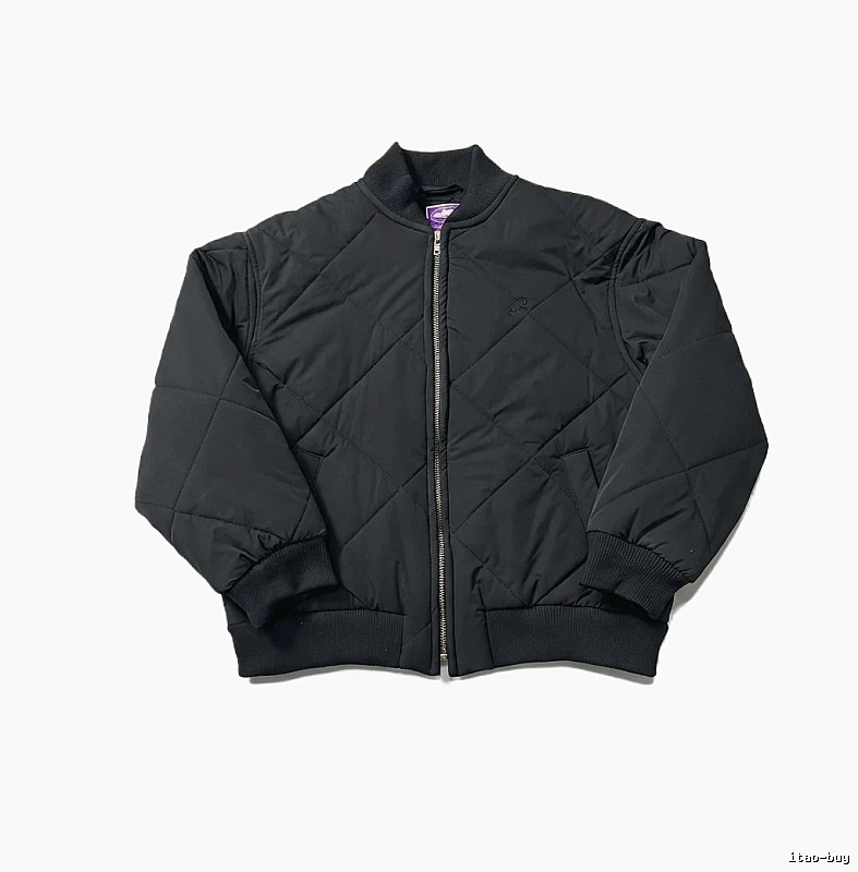 Corteiz black quilted jacket