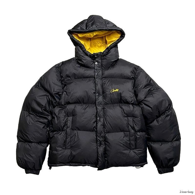 Corteiz Black Trendy and Cool Down Jacket