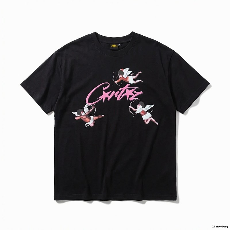 Corteiz Cupid Trendy Cool Black T-shirt