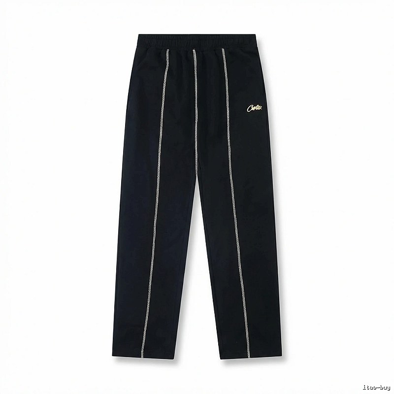 Corteiz minimalist style black trousers