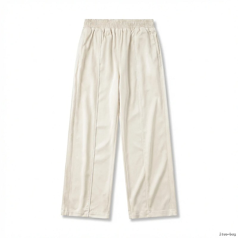 Corteiz minimalist style off-white wide-leg pants