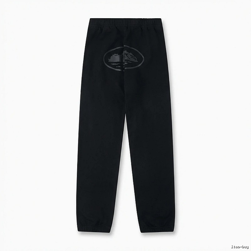 Corteiz Printed Casual Black Pants