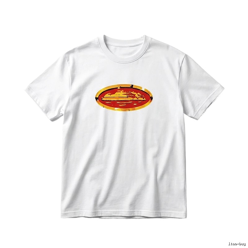 Corteiz Printed Trendy Brand White T-shirt