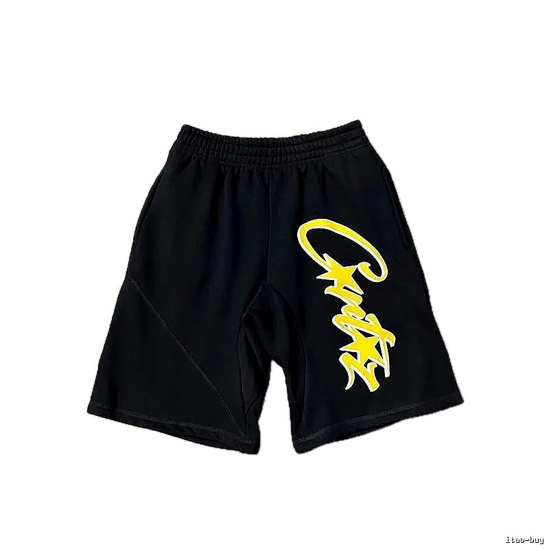 Corteiz Trendy Black Shorts