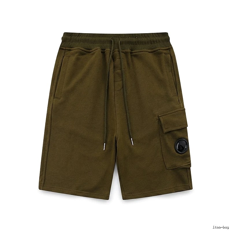C.P. Company olive work-style shorts