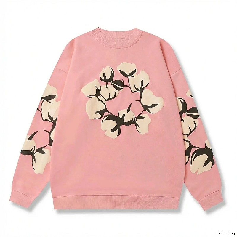 DENIM TEARS Pink Floral Sweatshirt