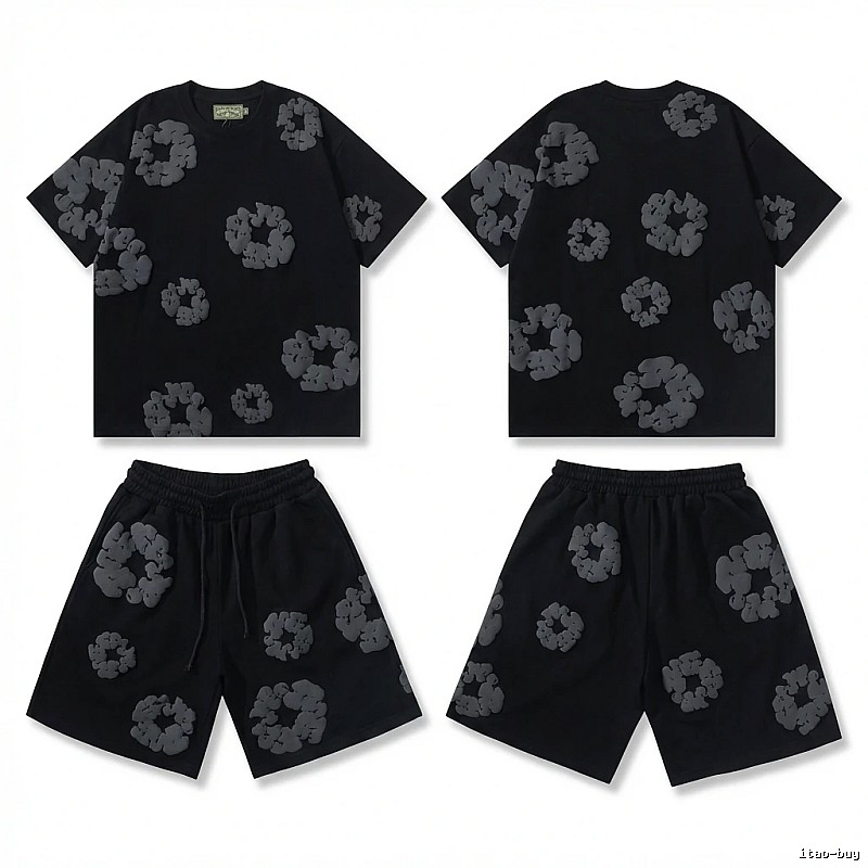 DENIM TEARS Printed Casual Black Suit