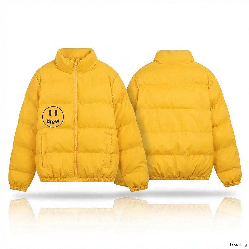 DREW Smiley Casual Style Yellow Coat