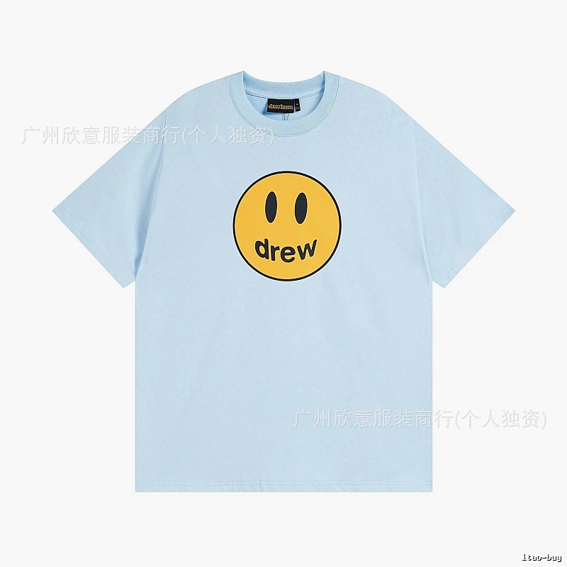 DrewHouse Smiley Street Style Light Blue T-shirt