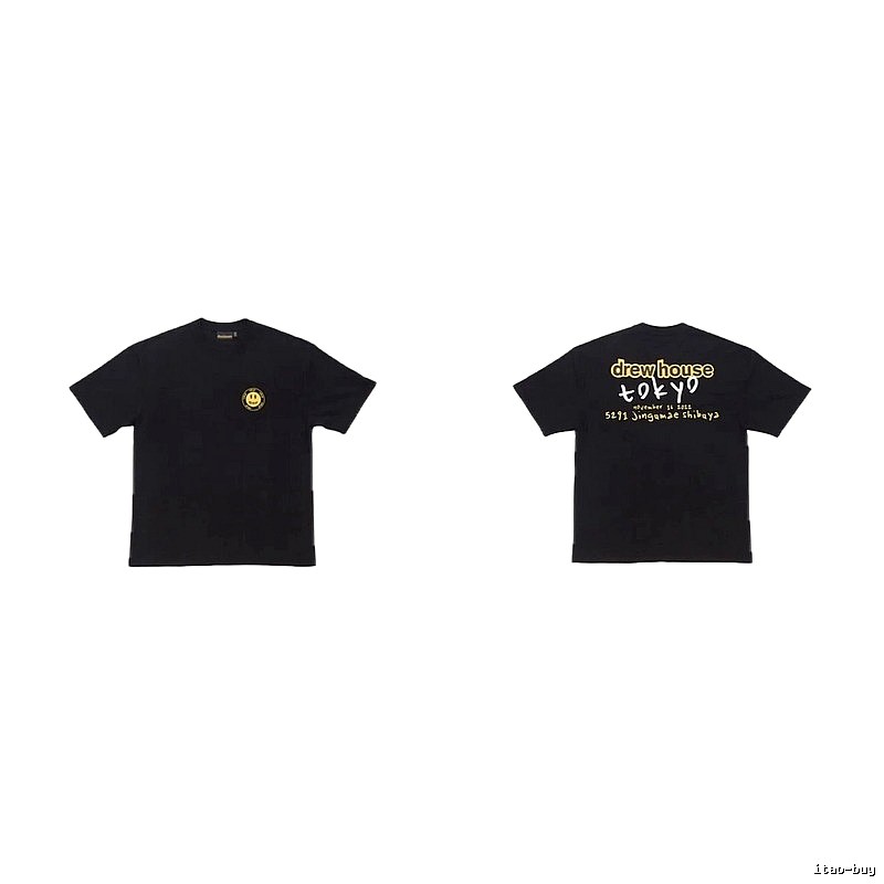 DrewHouse Tokyo Limited Street Style Black T-Shirt