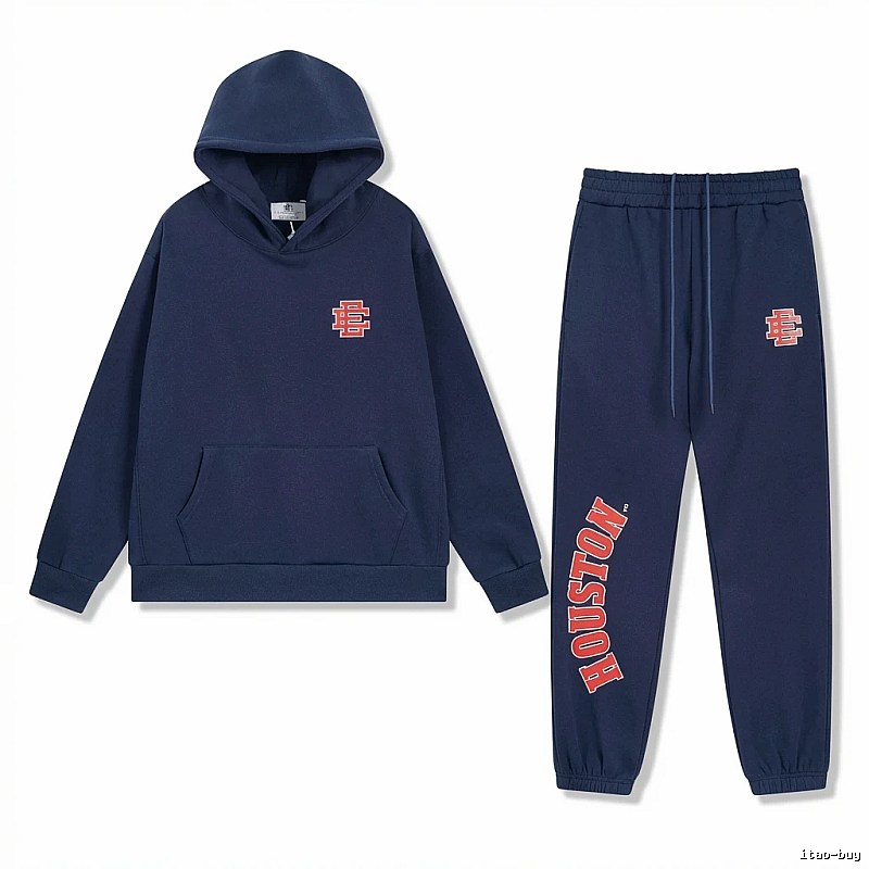 Eric Emanuel sporty navy blue suit