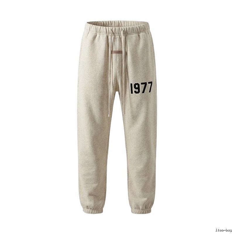 ESSENTIALS 1977 Minimalist Style Light Gray Pants