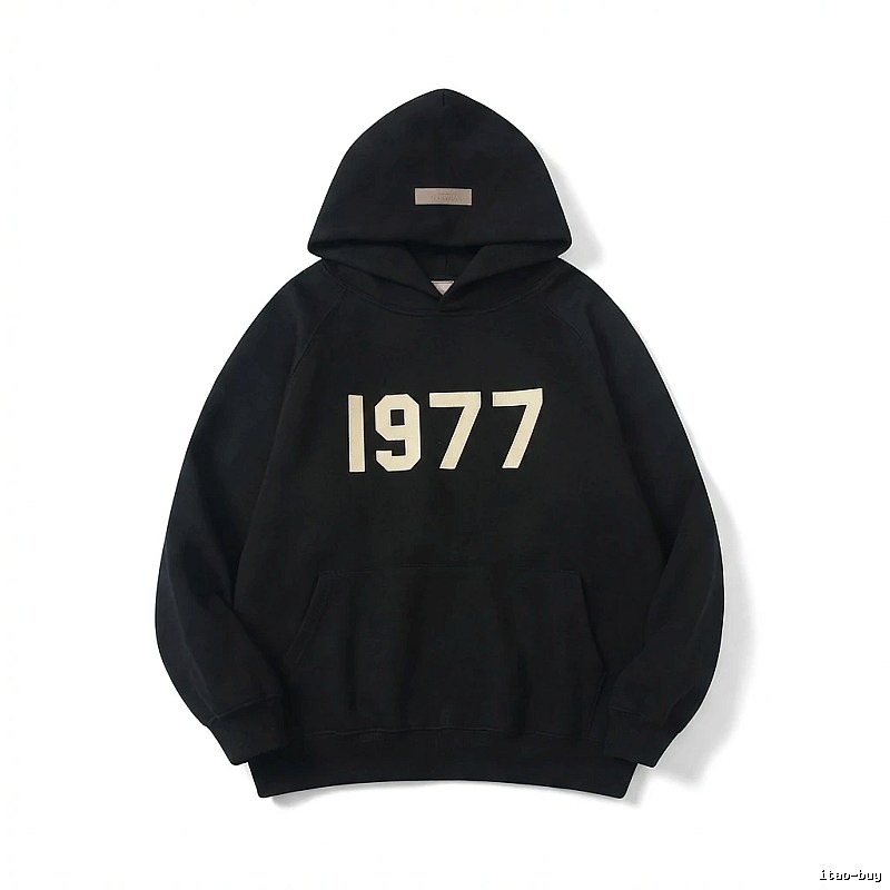 ESSENTIALS 1977 Series Black Sweatshirt