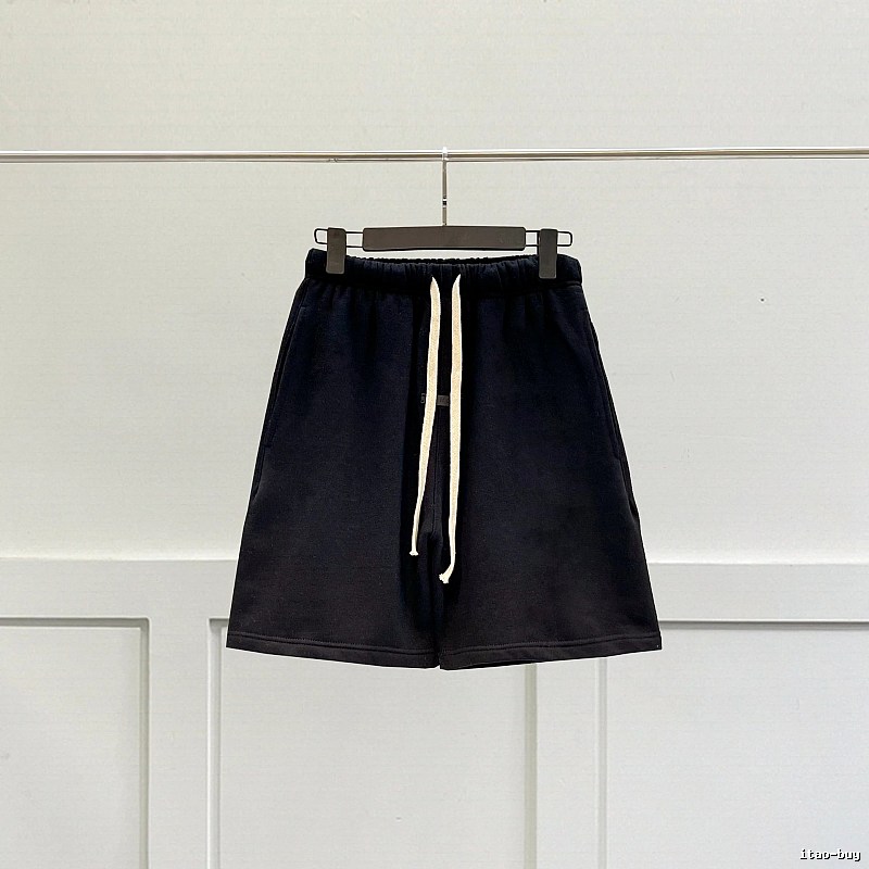 ESSENTIALS Basic Black Shorts