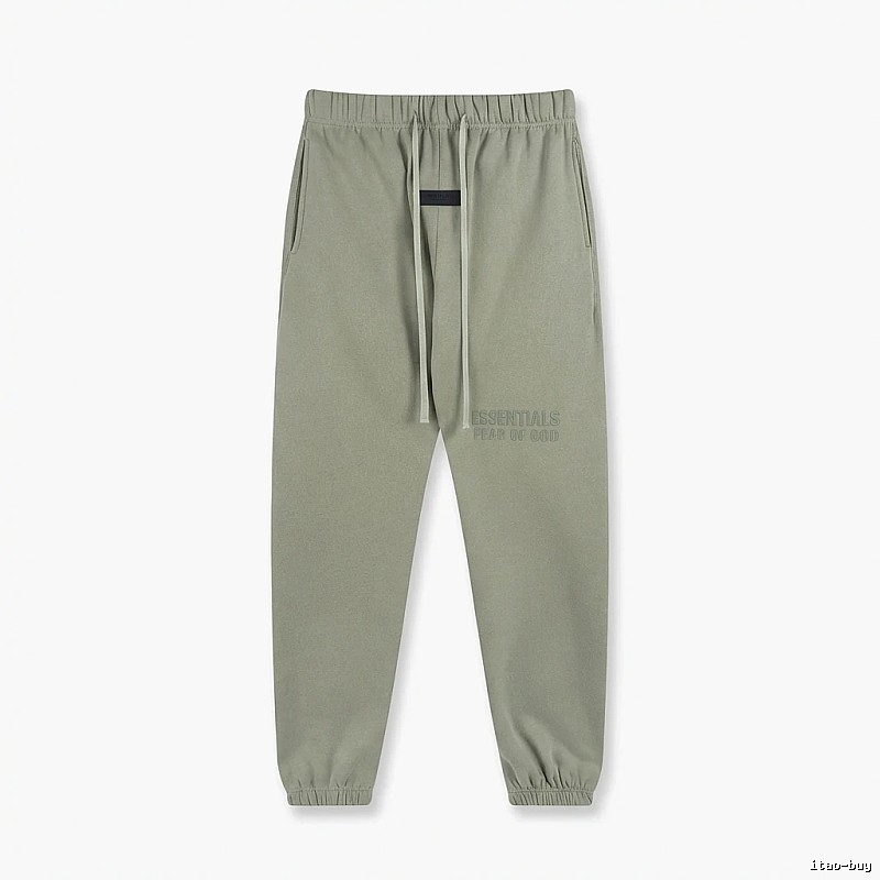 ESSENTIALS Basic Casual Khaki Pants