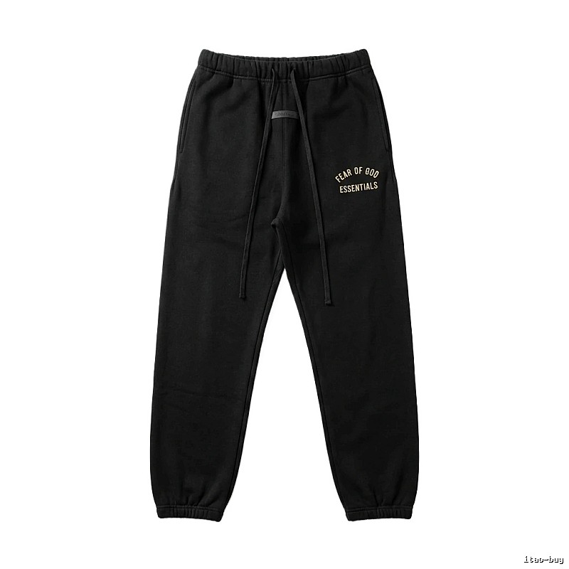 ESSENTIALS Black Casual Sweatpants
