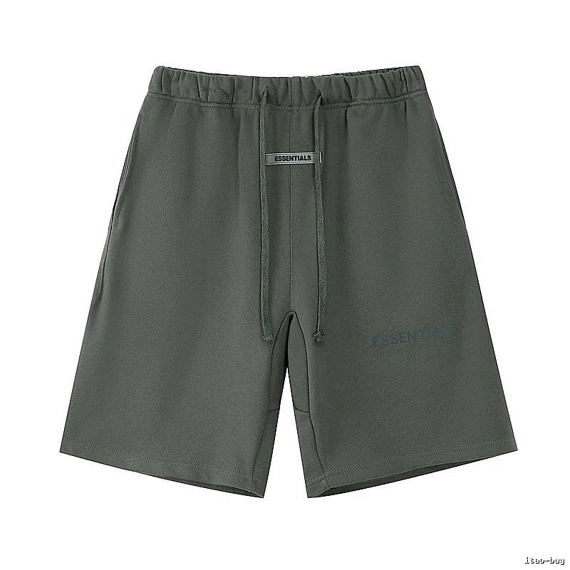 ESSENTIALS casual style dark grey shorts