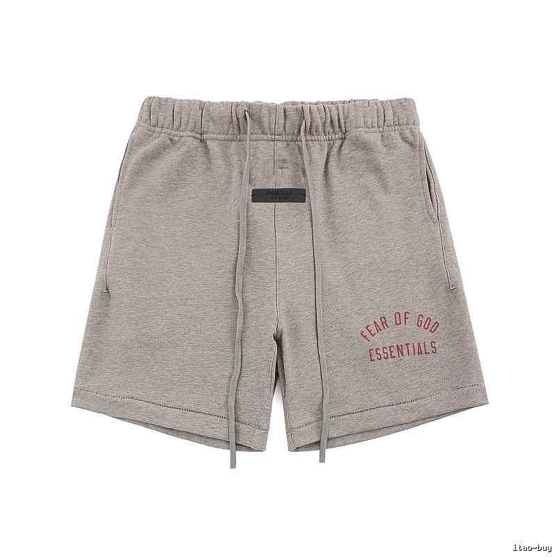 ESSENTIALS casual style grey shorts