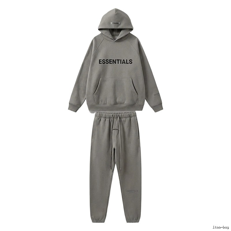 ESSENTIALS grey casual suit