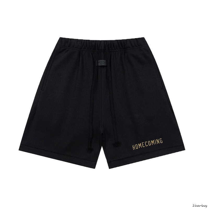 ESSENTIALS minimalist style black shorts