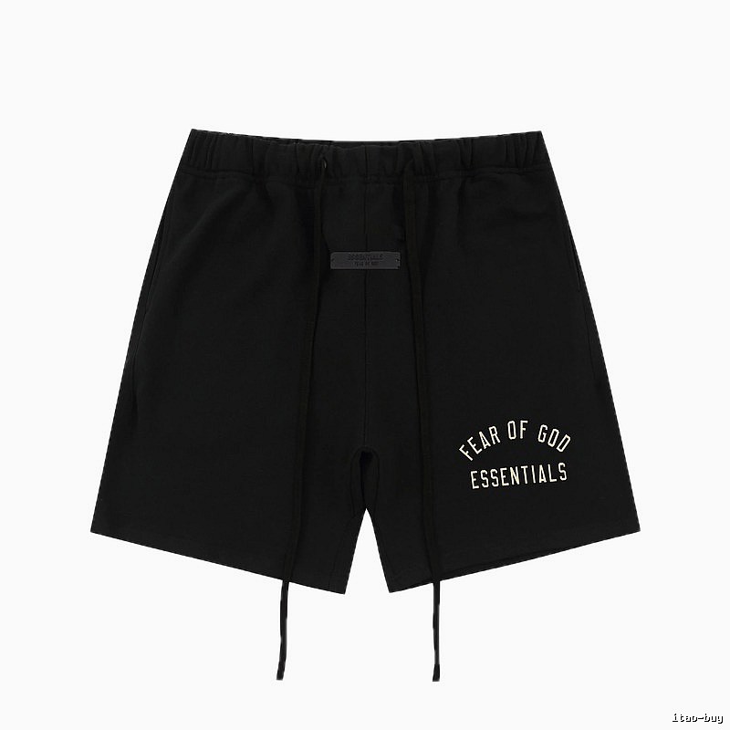 ESSENTIALS minimalist style black shorts
