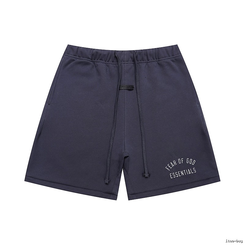ESSENTIALS minimalist style dark gray shorts