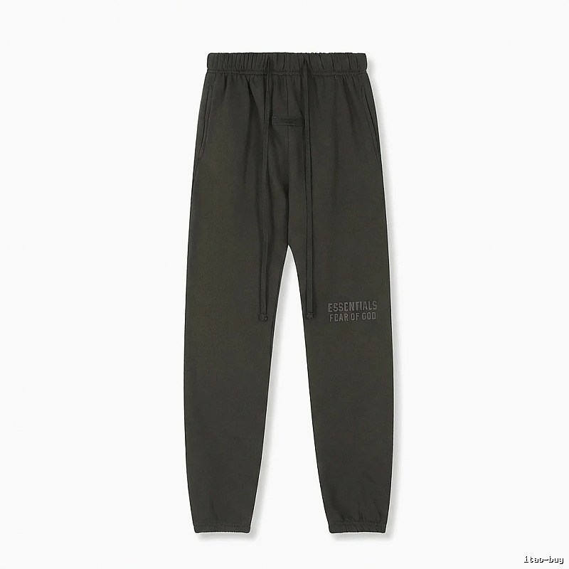 ESSENTIALS minimalist style dark gray sweatpants