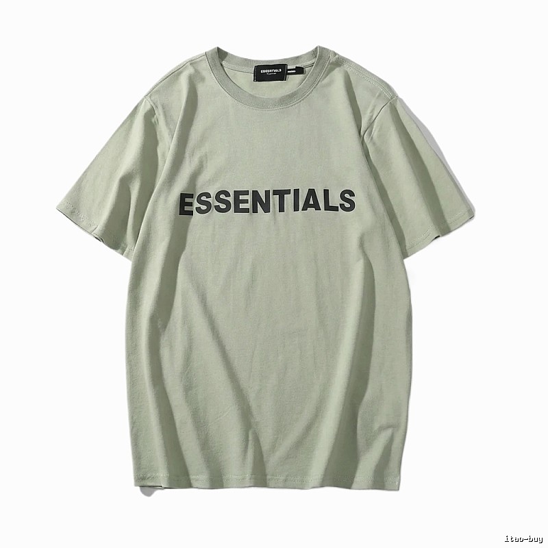 ESSENTIALS minimalist style light green T-shirt
