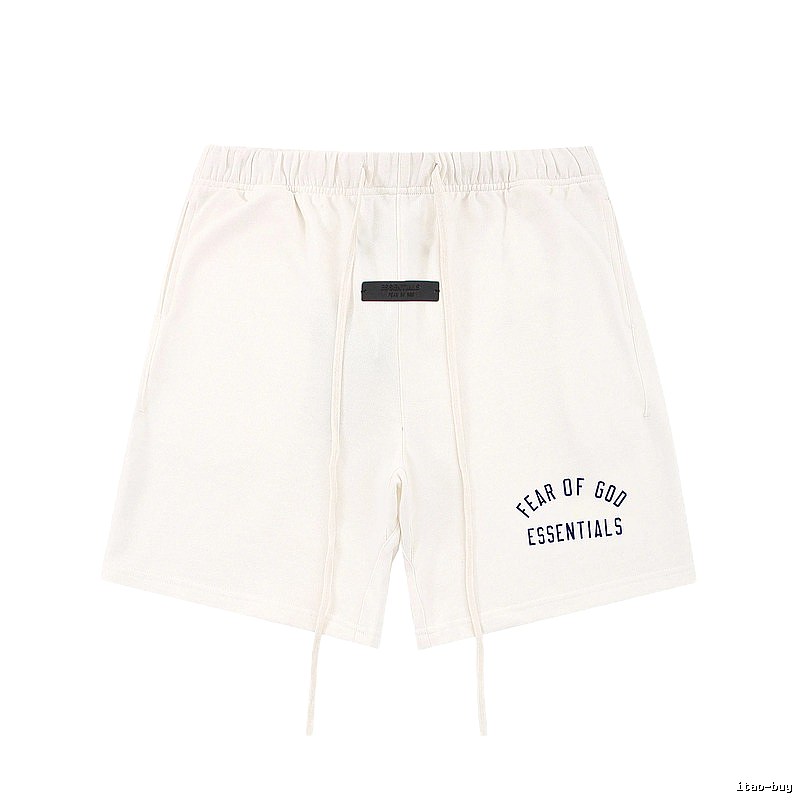 ESSENTIALS minimalist style white shorts