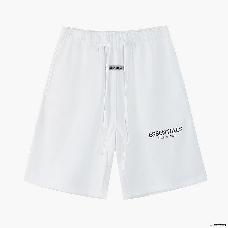ESSENTIALS minimalist style white shorts