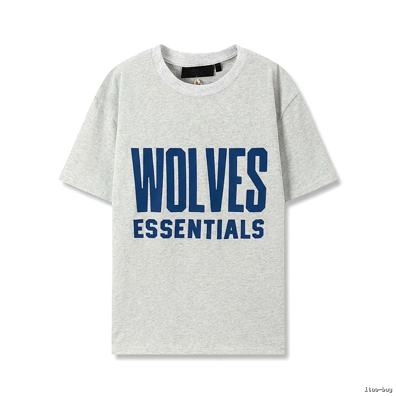 ESSENTIALS Simple Grey Short Sleeve