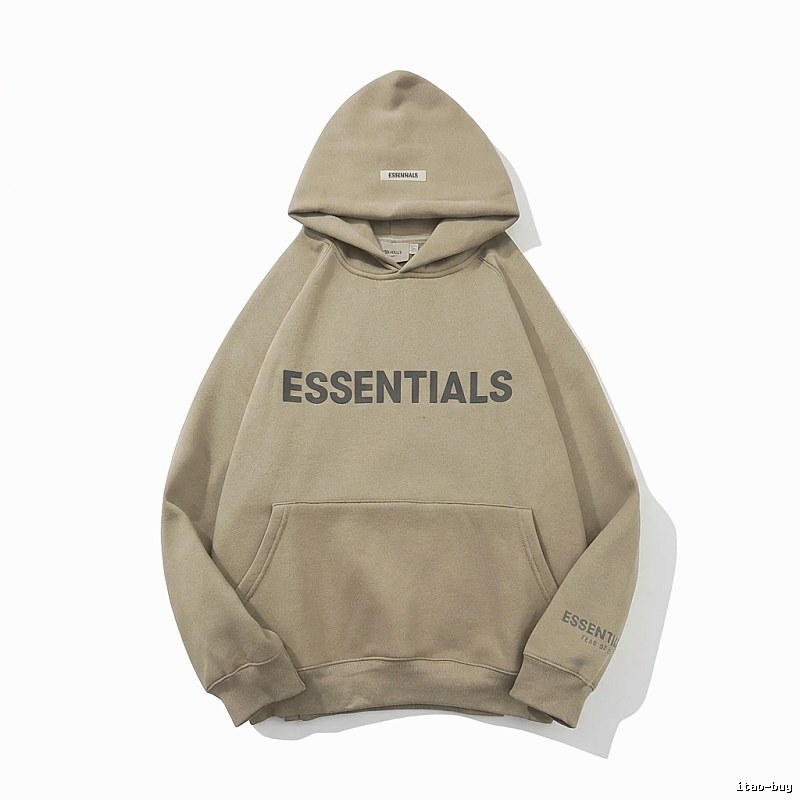ESSENTIALS Simple Style Khaki Sweatshirt