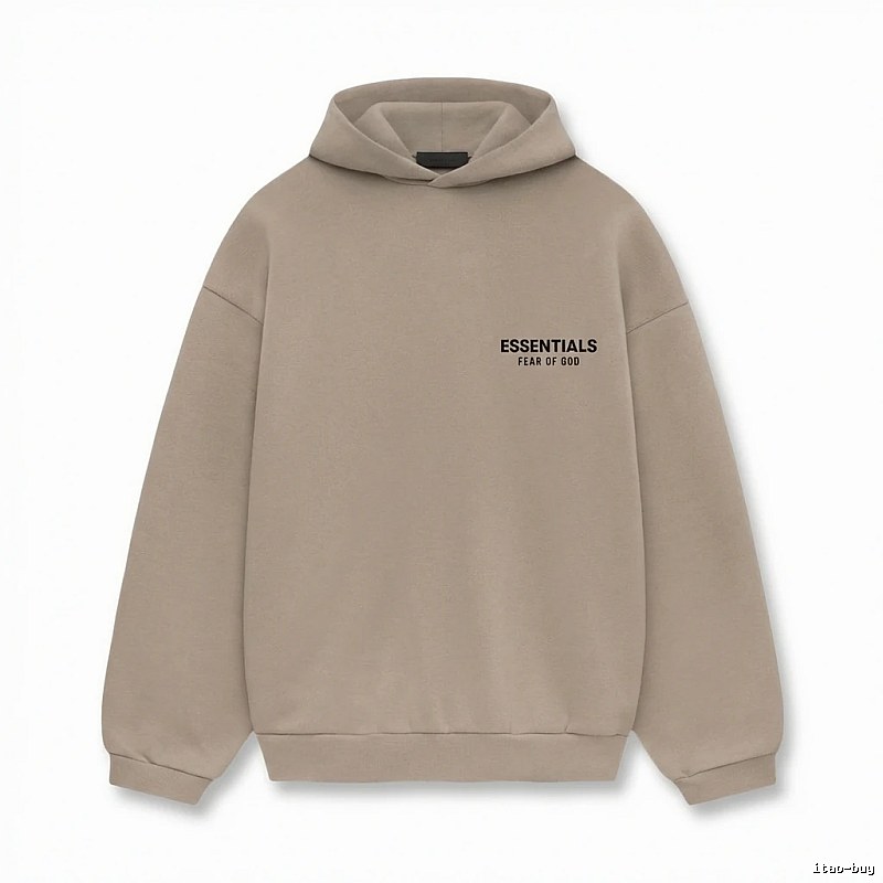 ESSENTIALS Simple Style Khaki Sweatshirt