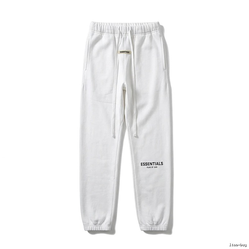 ESSENTIALS Simple Style White Sweatpants