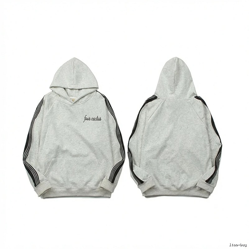 ESSENTIALS Trendy and Simple Style Grey Hoodie